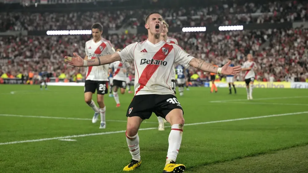 Franco Mastantuono gol River Monu (Foto: River Plate)