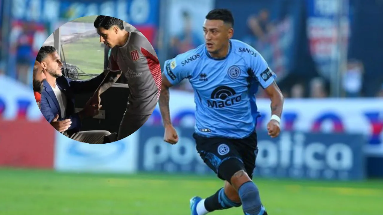 Matías Suárez Belgrano saludo Martín Demichelis Enzo Pérez River