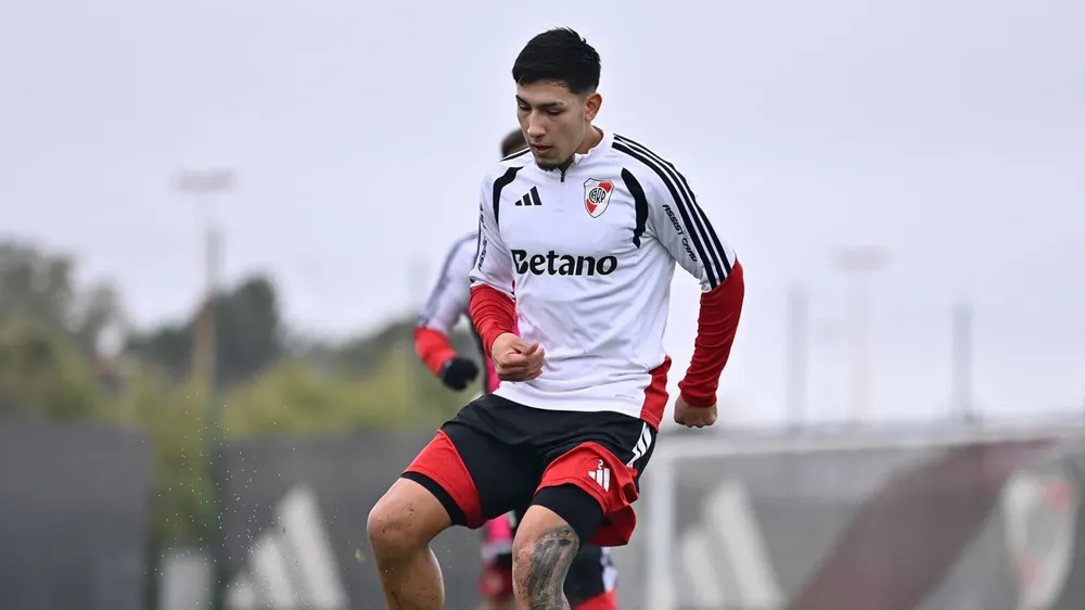 Tobías Ramírez entrenamiento River  (Foto: River Plate)