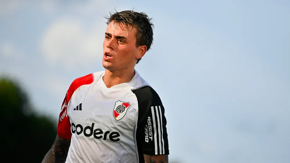 Nicolas Fonseca Entrenamiento 2024 (Foto: River Plate)