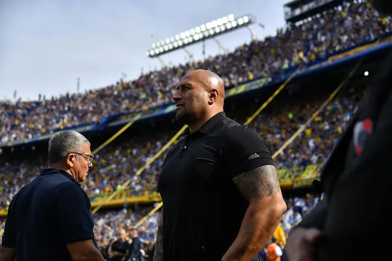 Diego Moreno La Roca seguridad River (Foto: Instagram @larocadelcarp)