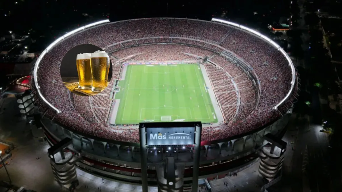Estadio Monumental venta de cervezas