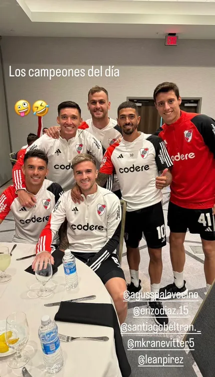 Equipo ganador entrenamiento River