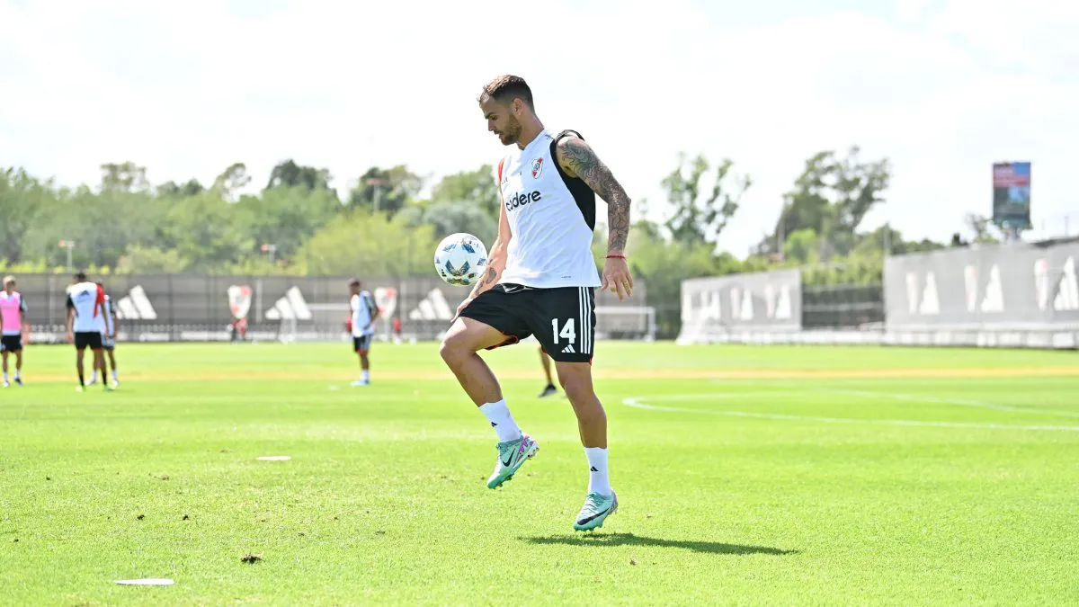 Leandro González Pirez Entrenamiento River 2024