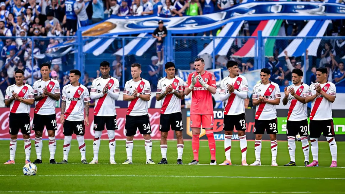 equipo River formación once Vélez (Foto: Getty Images)