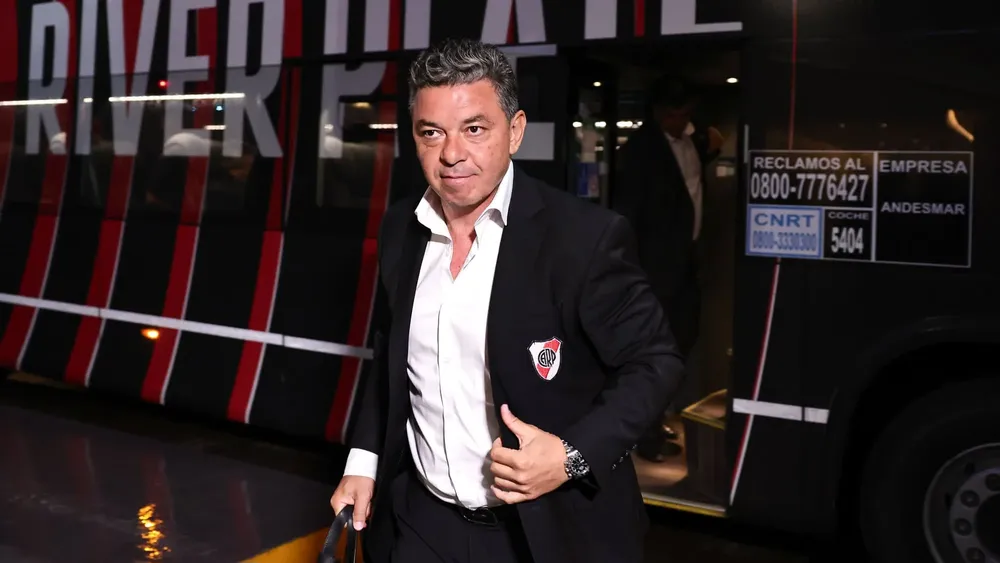 Marcelo Gallardo entrenador River micro