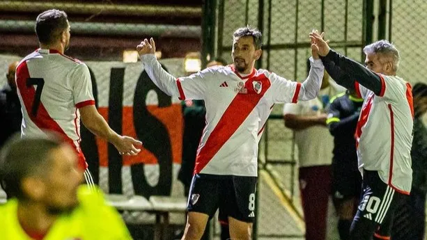 Festejos equipo Senior River