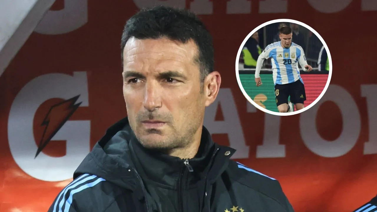 Lionel Scaloni Franco Mastantuono Selección Argentina