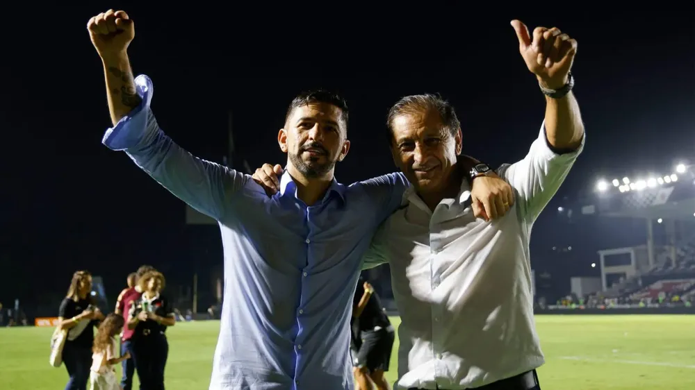 Emiliano y Ramón Díaz entrenadores Vasco da Gama