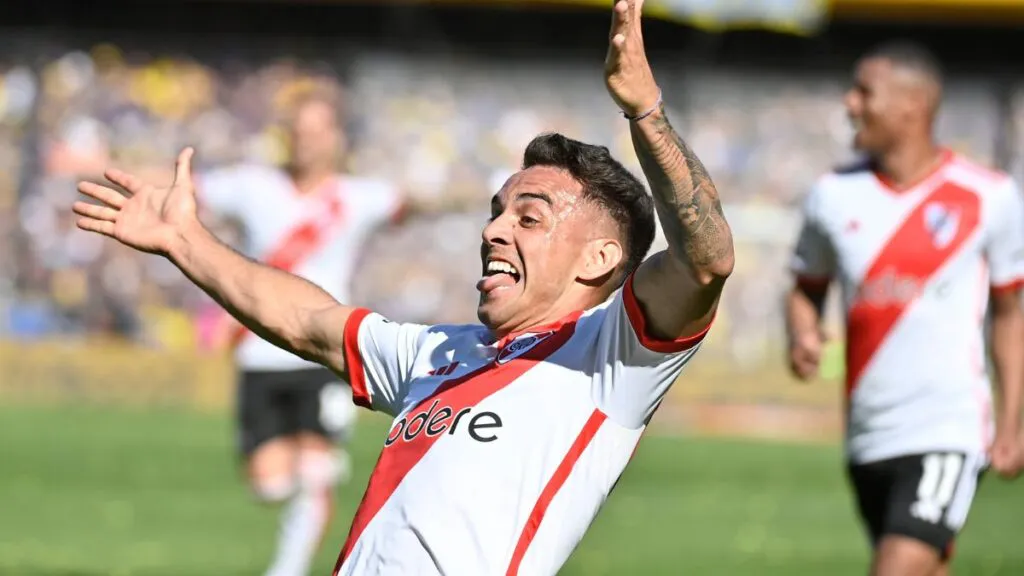 La chicana de Enzo Díaz a Almirón: 