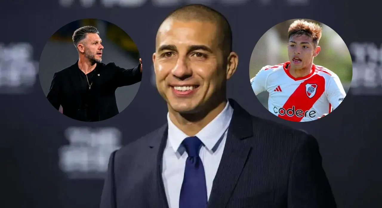 David Trezeguet Martín Demichelis Agustín Ruberto River 