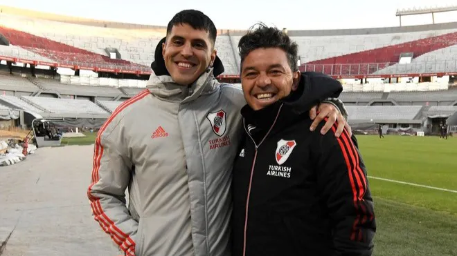 Marcelo Gallardo Exequiel Palacios River (Foto: River Plate)