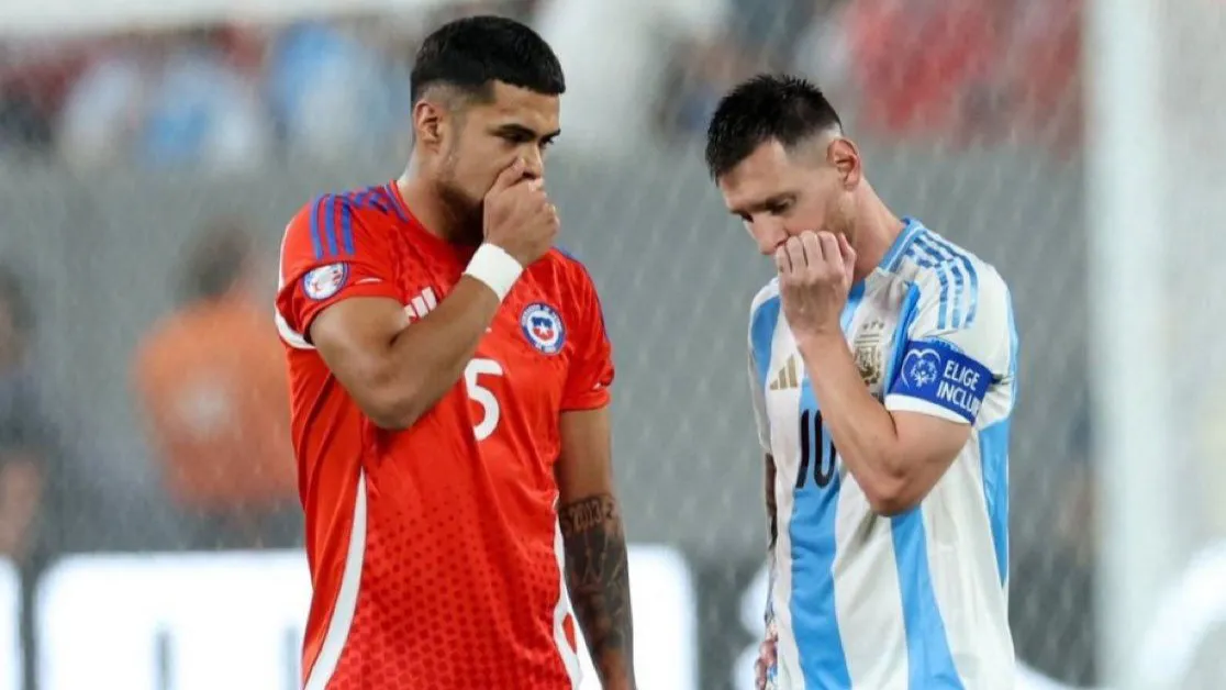 Paulo Díaz Lionel Messi Argentina Chile