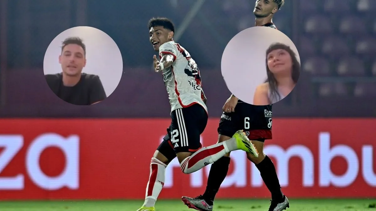 Emoción padres Agustín Ruberto gol River