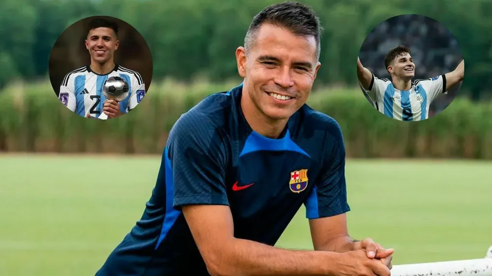 Javier Saviola habló sobre Julián Álvarez y Enzo Fernández
