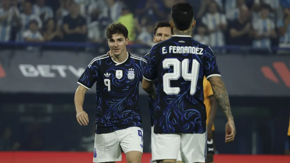 Gol Julián Álvarez Enzo Fernández selección Argentina   (Foto: Selección Argentina)