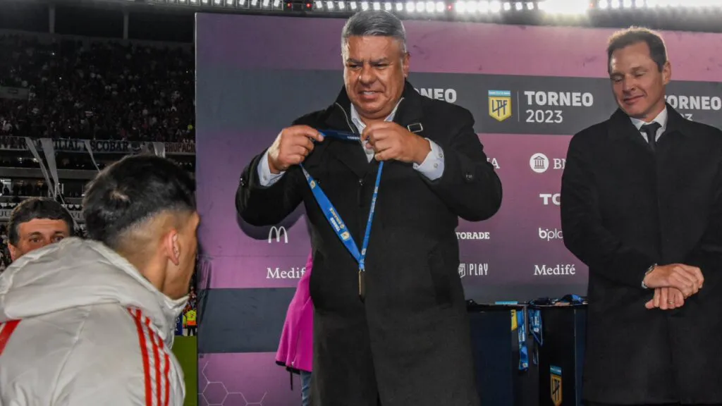 El mensaje de Claudio Tapia a River por el campeonato