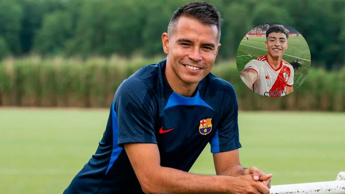 Javier Saviola llenó de elogios a Agustín Ruberto