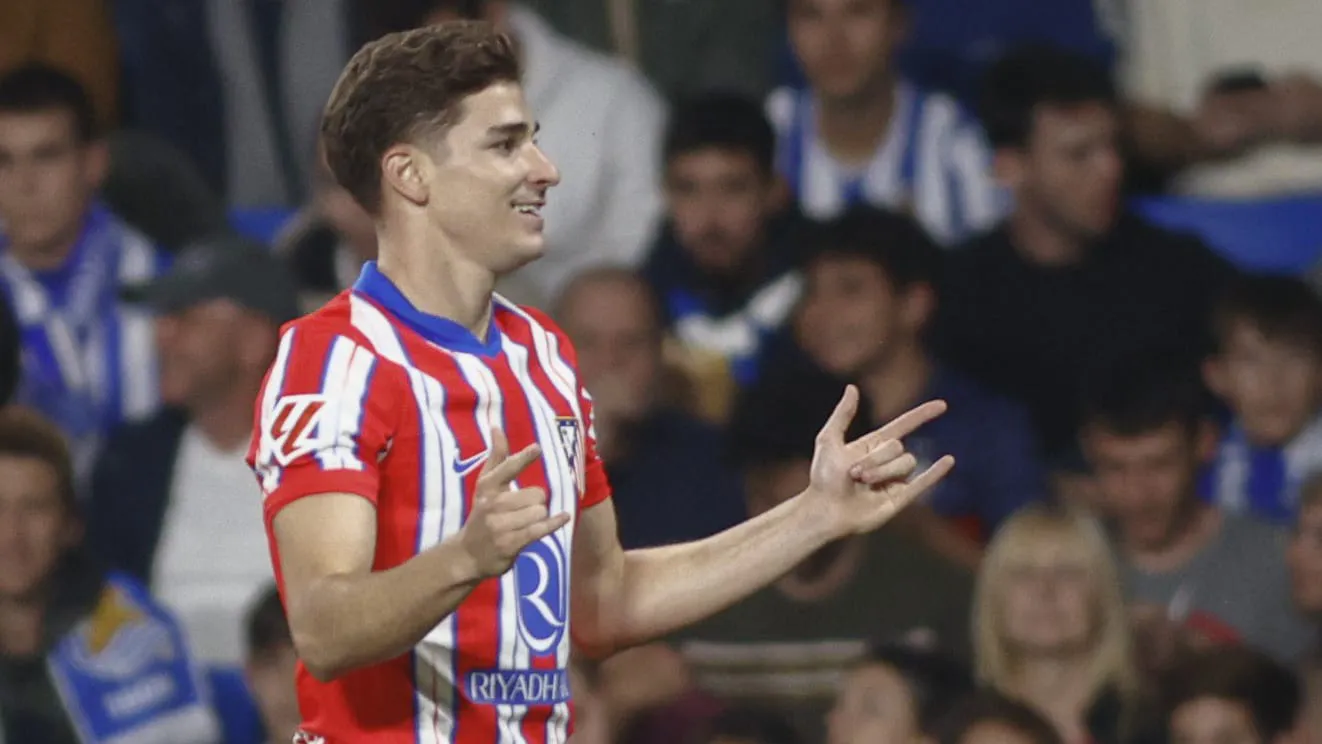 Festejo gol Julián Álvarez Atlético Madrid (Foto: Atlético Madrid)