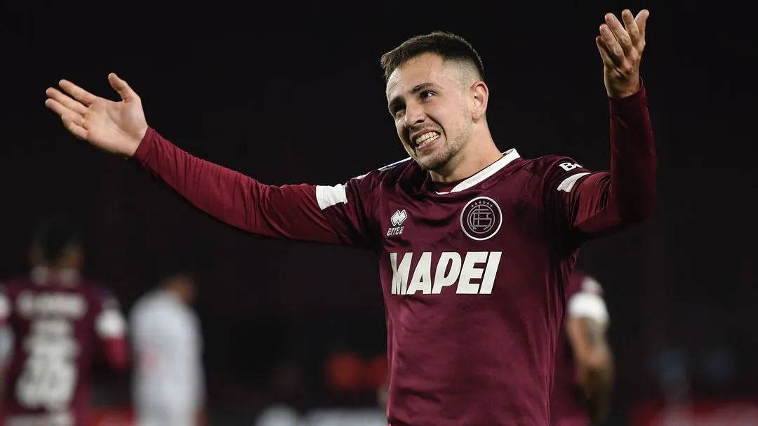 Felipe Peña Biafore Lanús 2024 (Foto: Prensa Lanús)