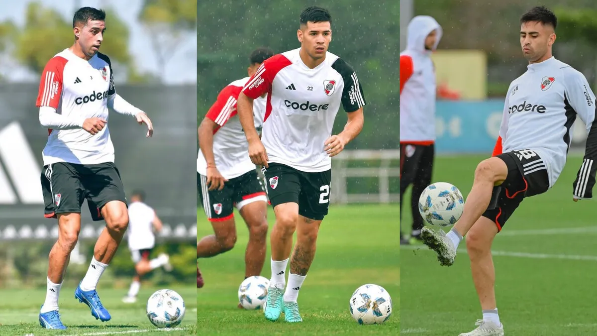 Ramiro Funes Mori Daniel Zabala Gonzalo Martínez lesionados River (Fotos: River Plate)