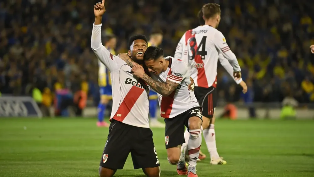 Miguel Ángel Borja River festejo gol