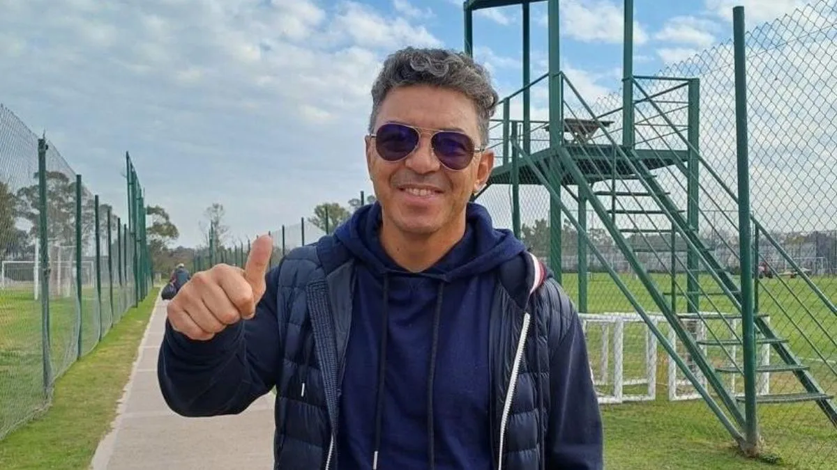 Marcelo Gallardo, presente en River Camp