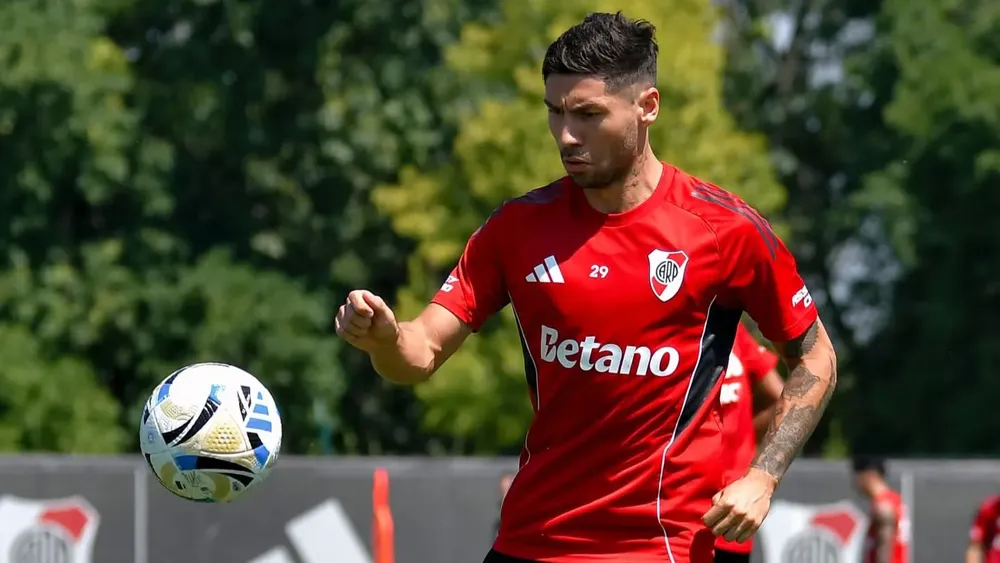 Gonzalo Montiel River entrenamiento