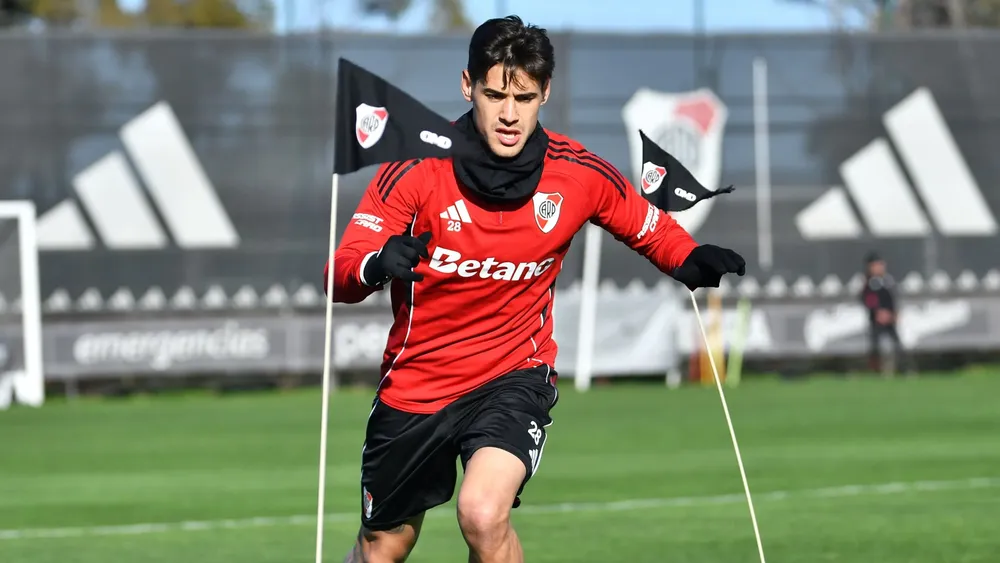 Lucas Martínez Quarta entrenamiento River Ezeiza