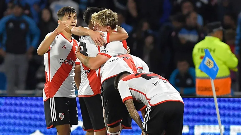 Equipo River gol Colidio Belgrano Copa Liga 2023 Kempes (Foto: Getty Images)