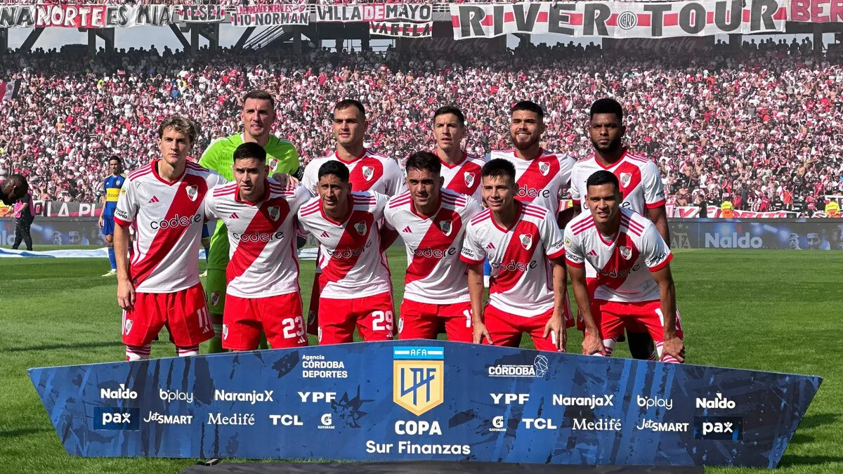 Formación River Boca Copa Liga 2024 (Foto: Liga AFA)