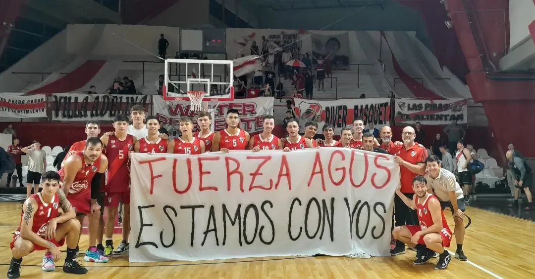 Basquet River - Dedicatoria a Agustin Pantano Basquet River - Dedicatoria a Agustin Pantano Foto: @riverplate.club