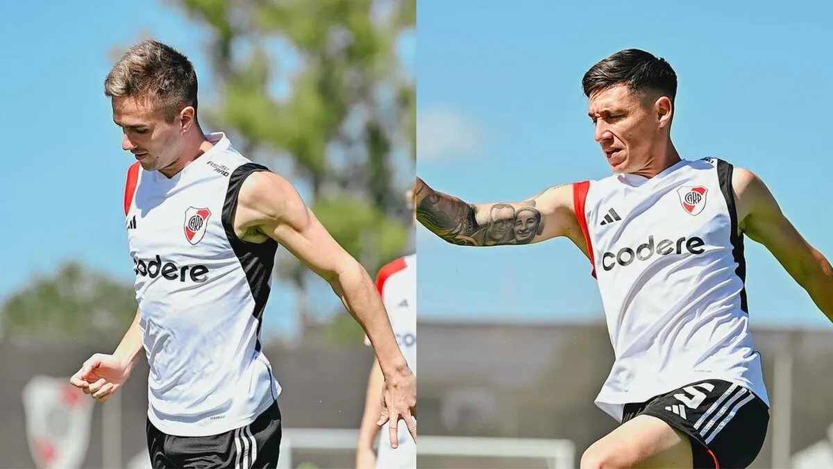 Agustín Palavecino Matías Kranevitter 2024 (Fotos: River Plate)