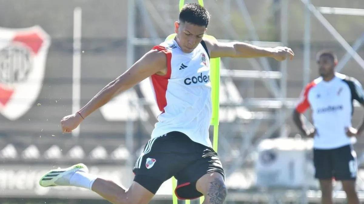 Tobías Leiva dejó la práctica de River