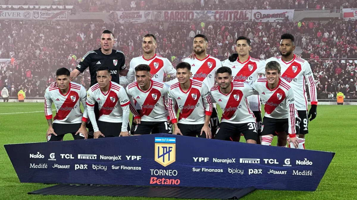 Formación River Belgrano 2024 (Foto: Liga AFA)
