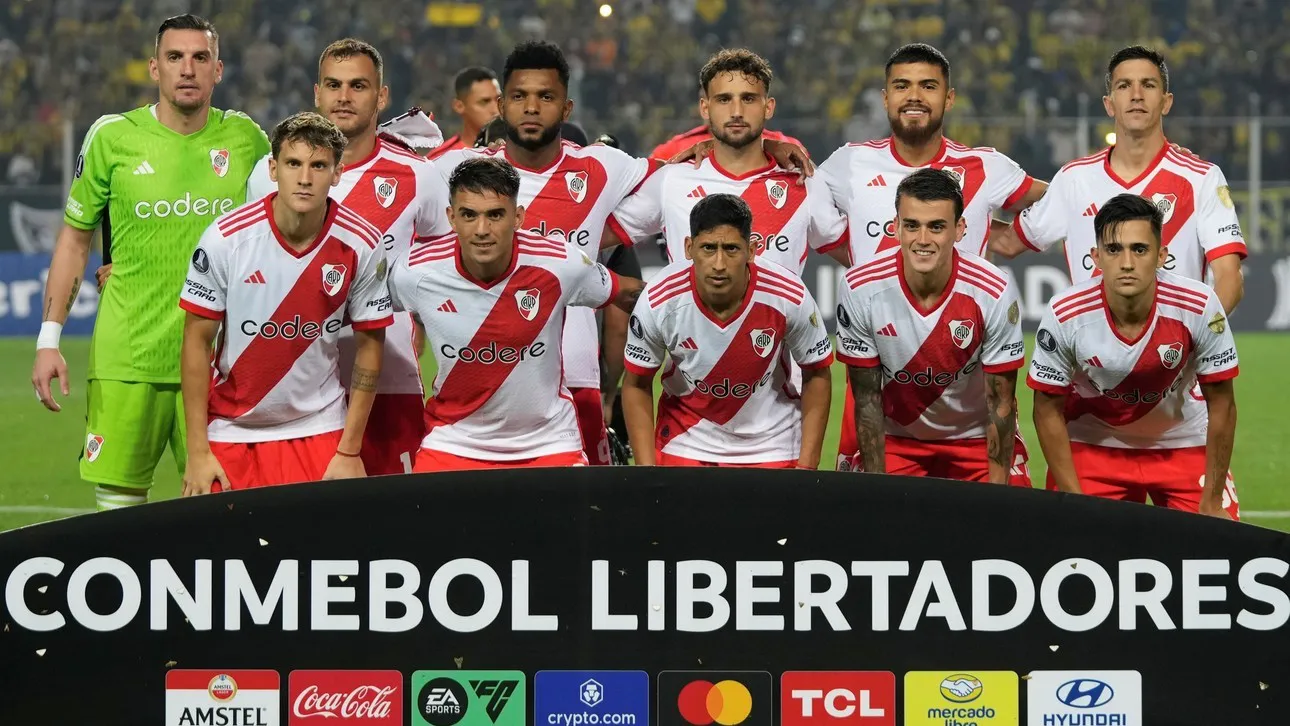 Formación River Deportivo Táchira Libertadores 2024 (Foto: Matías Lacroix)