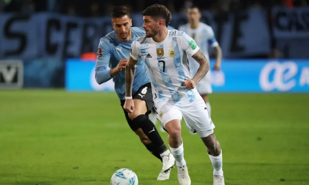 Rodrigo De Paul Argentina vs Uruguay 2022