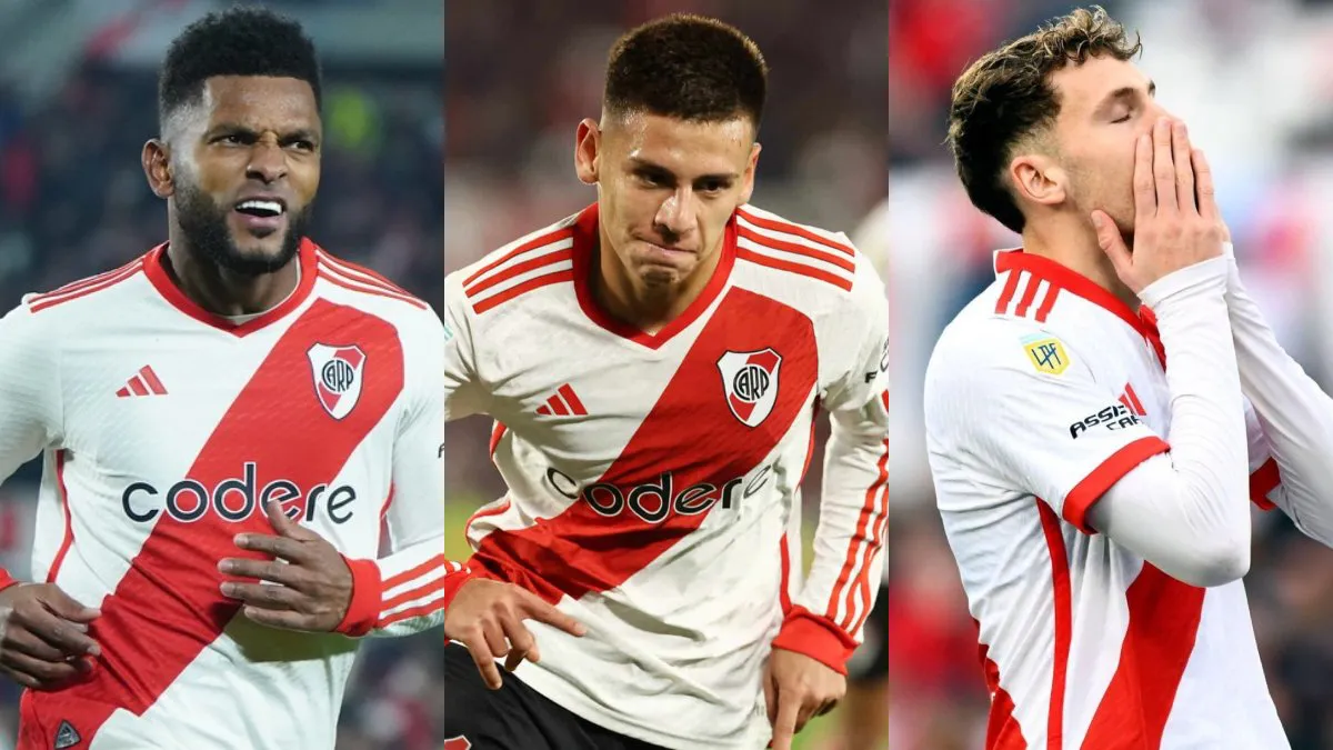 Miguel Borja Claudio Echeverri Facundo Colidio - River Plate 2024