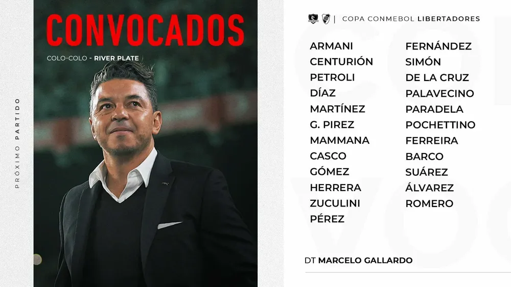 River hoy: posible once vs Colo Colo, renovación TLM, la terna arbitral vs Sarmiento