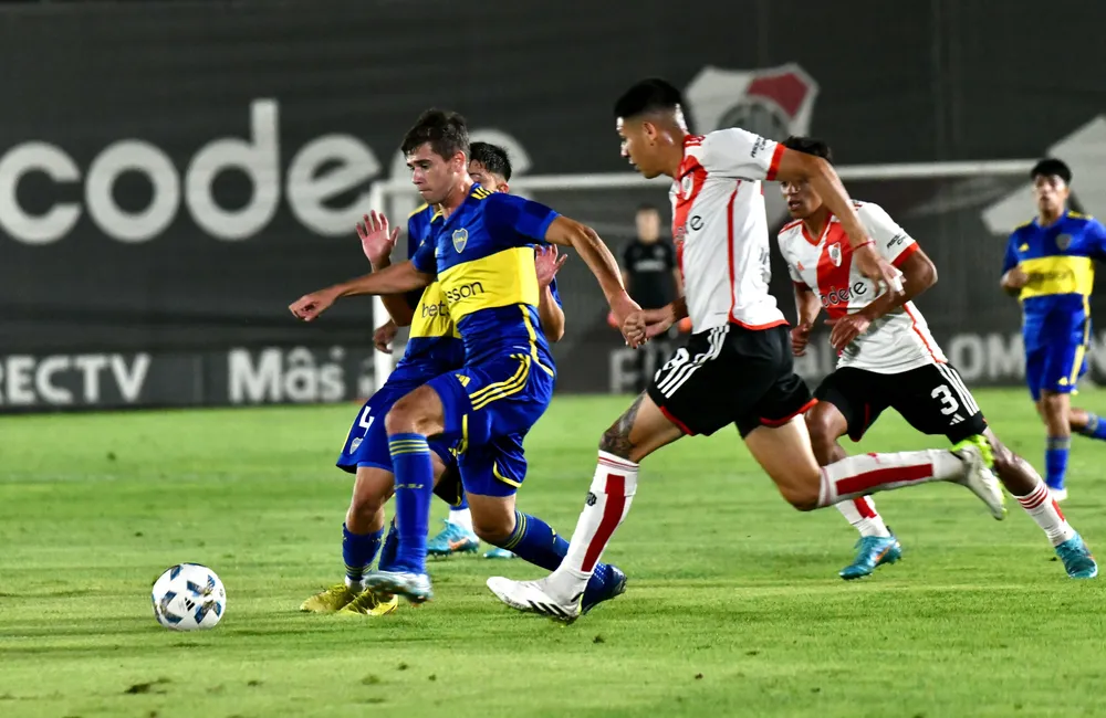 Tobías Leiva Reserva River Boca (Foto: Liga Profesional)