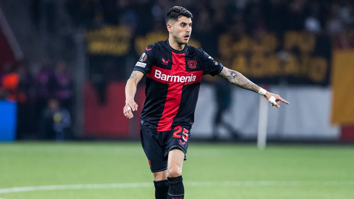 Exequiel Palacios Bayer Leverkusen Europa League (Foto: Getty)