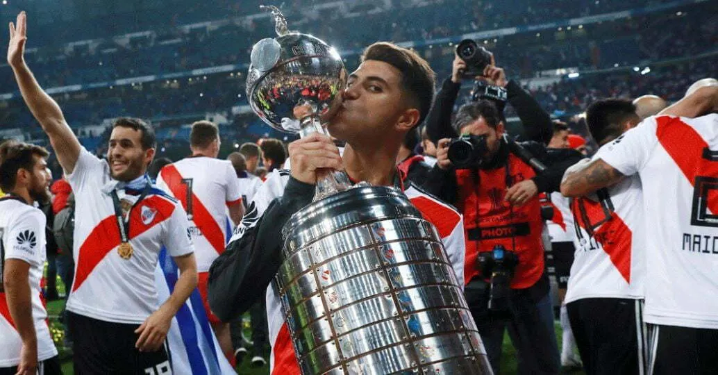 Exequiel Palacios y un referencia a la final de Madrid