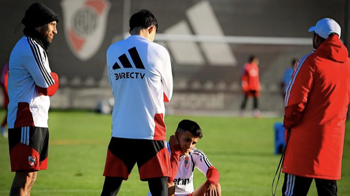 Otamendi Almada Correa Coudet River entrenamiento  (Foto: River Plate)