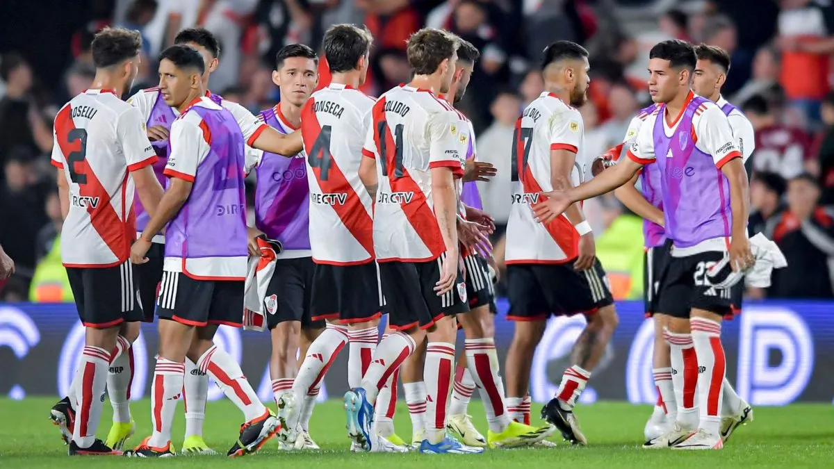 Jugadores River vs Rosario Central Copa LPF 24