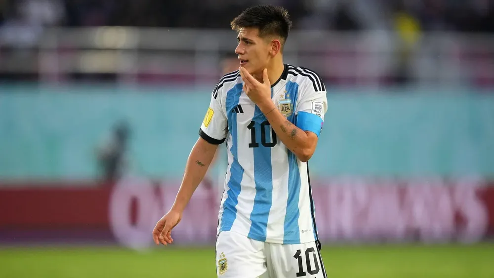 Claudio Echeverri Argentina Alemania Sub 17 (Foto: Getty)