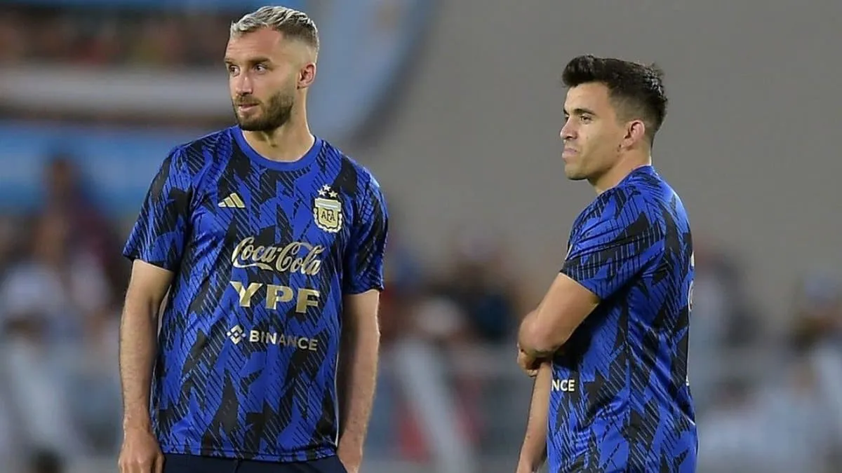 Germán Pezzella y Marcos Acuña - Selección Argentina 2024