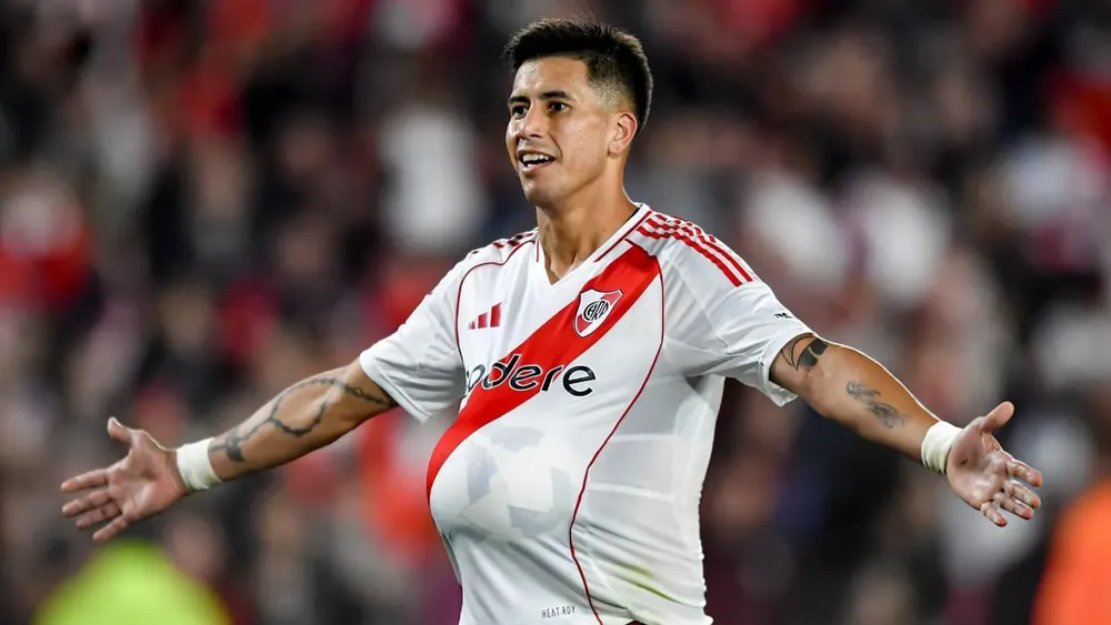Maxi Meza River grito gol  (Foto: Getty Images)