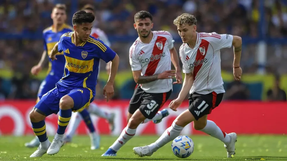Facundo Colidio Simón River Boca Superclásico Bombonera