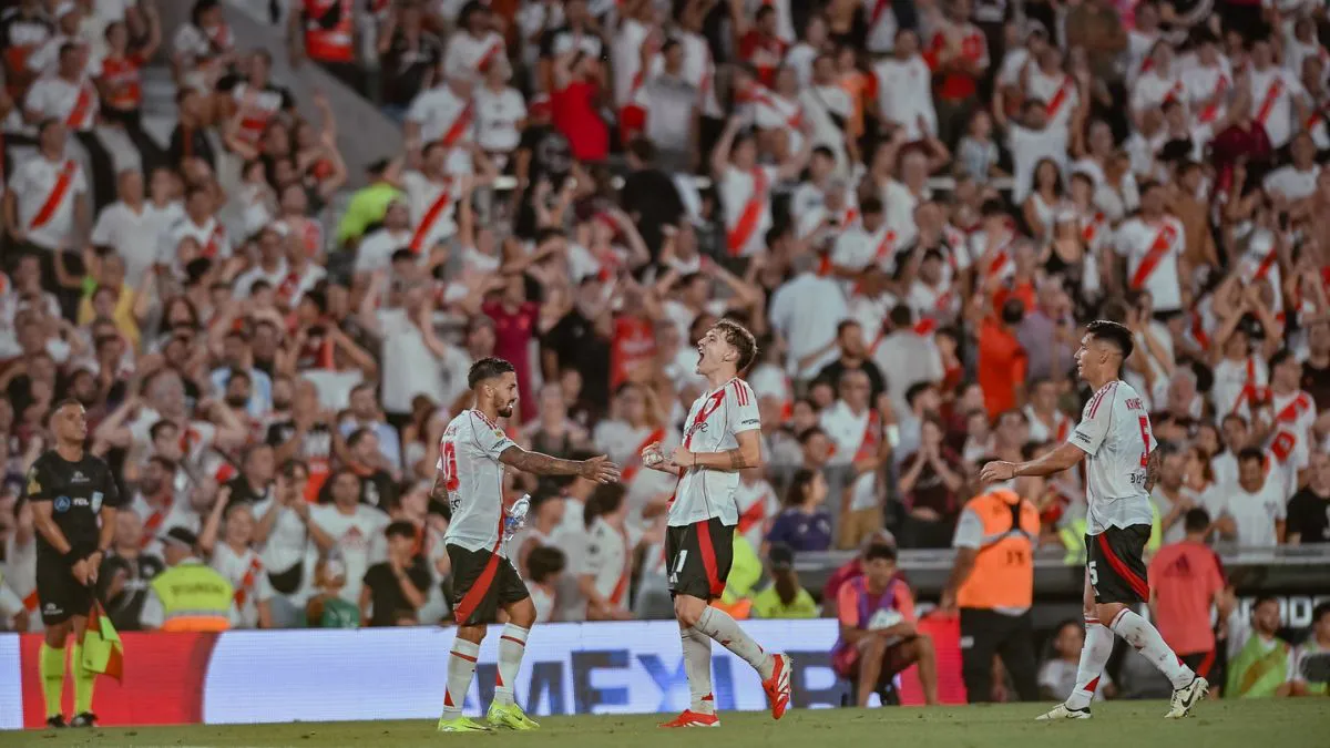 River-Independiente festejo 