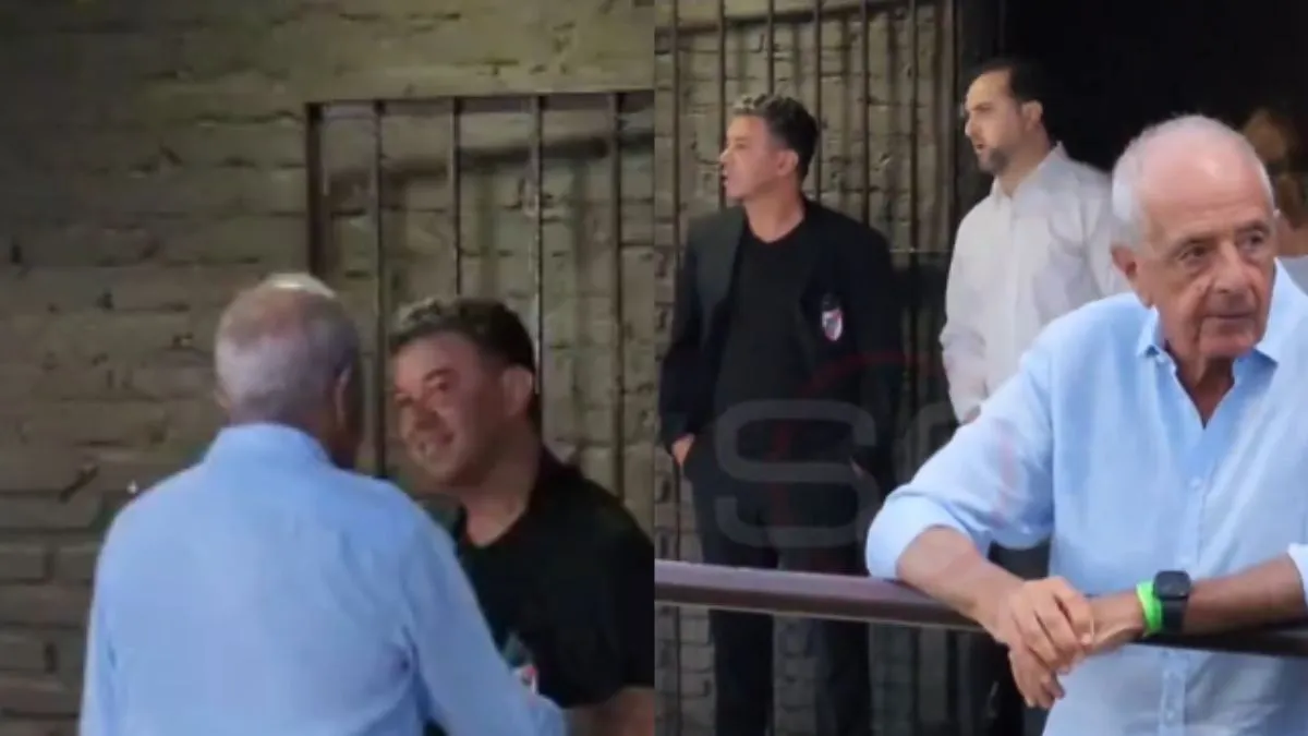 Video el encuentro entre Gallardo y D'Onofrio